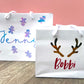 Personalised Reindeer Gift Bag