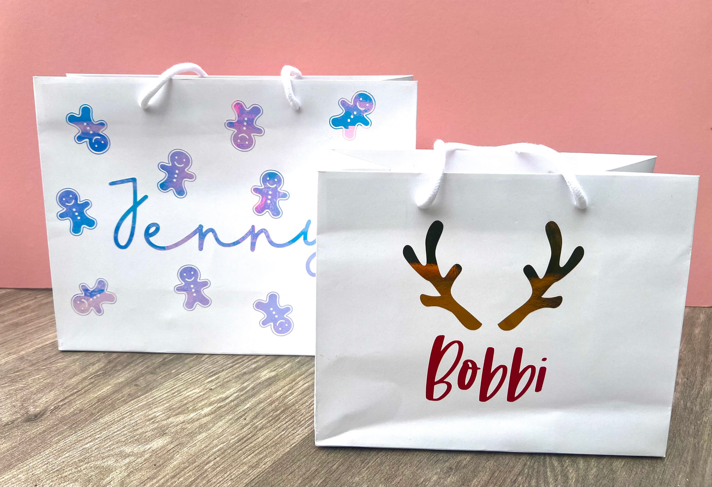 Personalised Reindeer Gift Bag