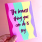 The Bravest Bright Greetings Card