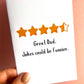 Dad Jokes Greetings Card