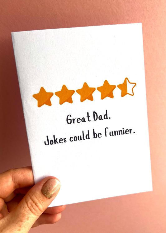 Dad Jokes Greetings Card