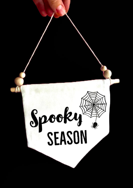 Spooky Season Canvas Hanging Banner