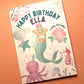 Personalised Mermaid Greetings Card