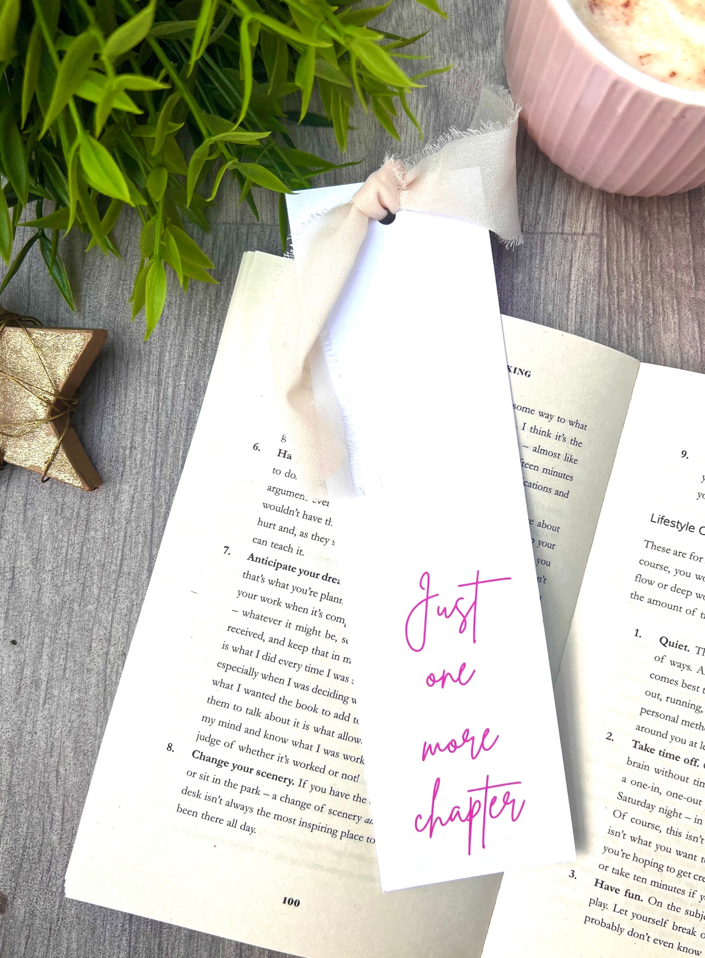 One More Chapter Bookmark