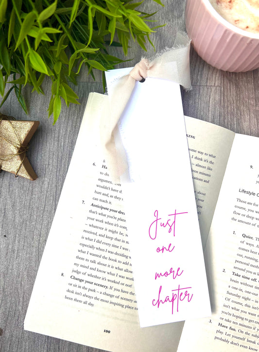 One More Chapter Bookmark