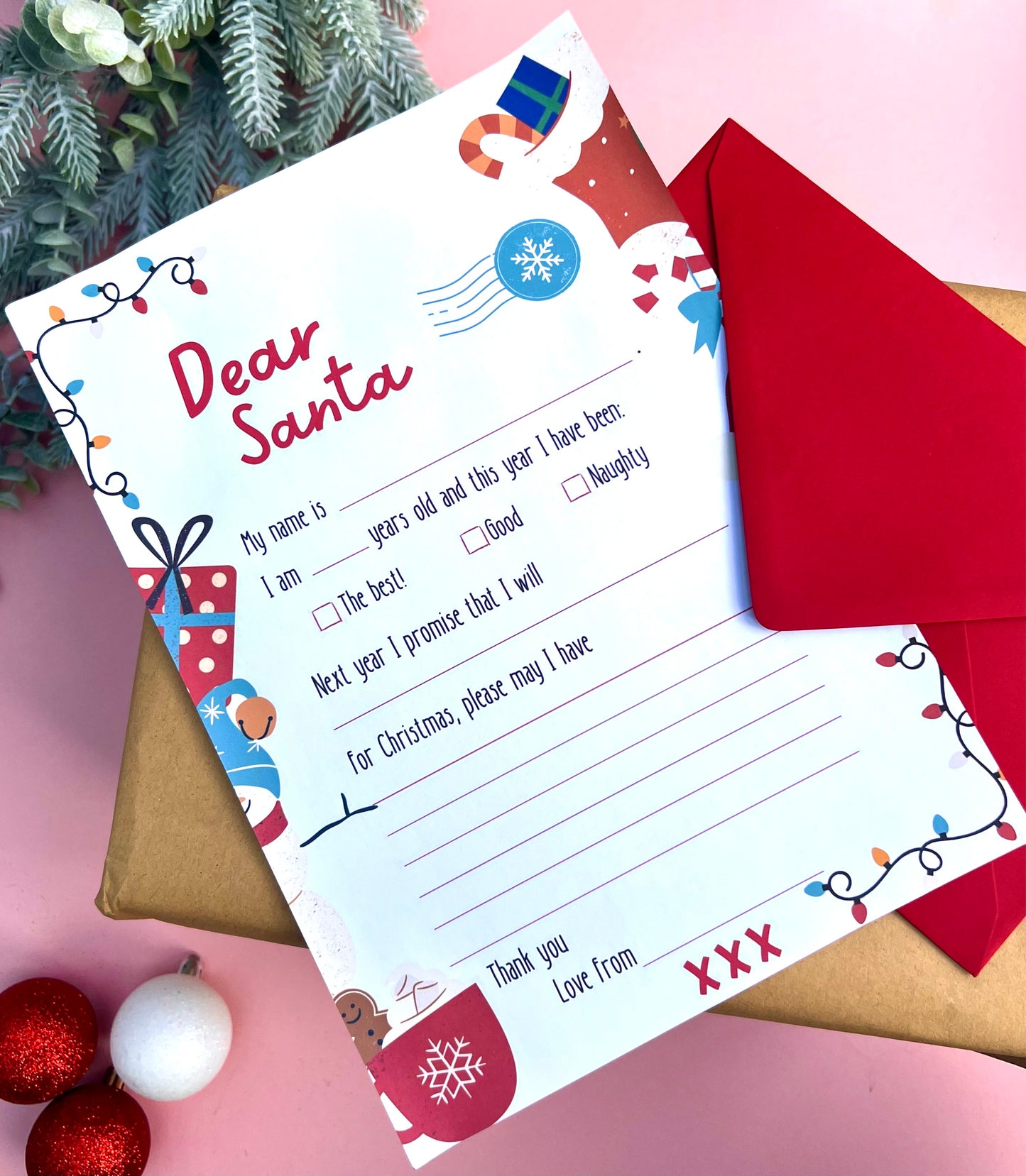 Dear Santa Letter