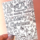 Colour Me Merry Christmas Teacher Card