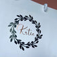 Wreath Personalised White Gift Bag