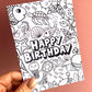 Colour Me Birthday Under The Sea Card