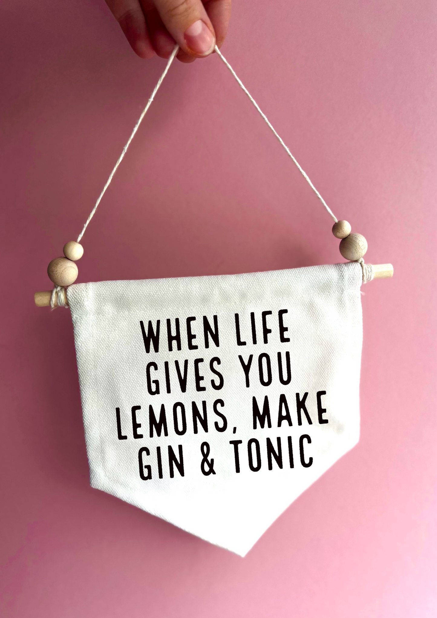 Lemons Canvas Hanging Banner