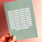Many Happy Returns Birthday Card