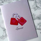 Padlock Forever Greetings Card