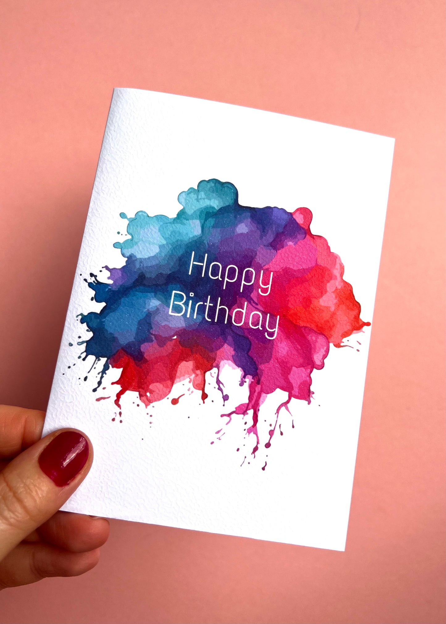 Birthday Splash Greetings Card