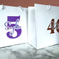 Name & Age White Gift Bag