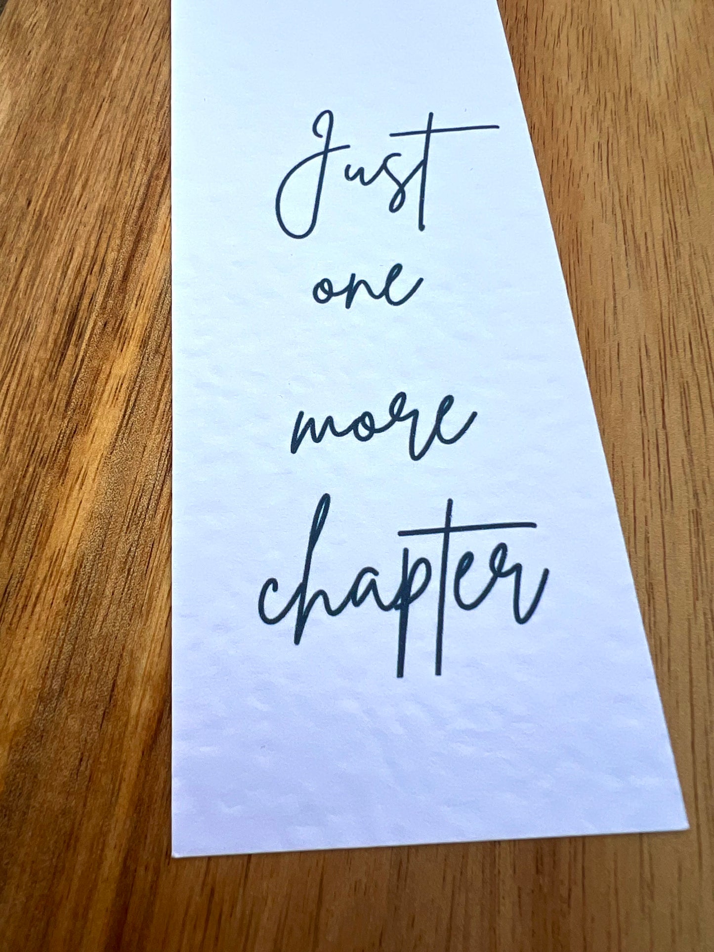 One More Chapter Bookmark