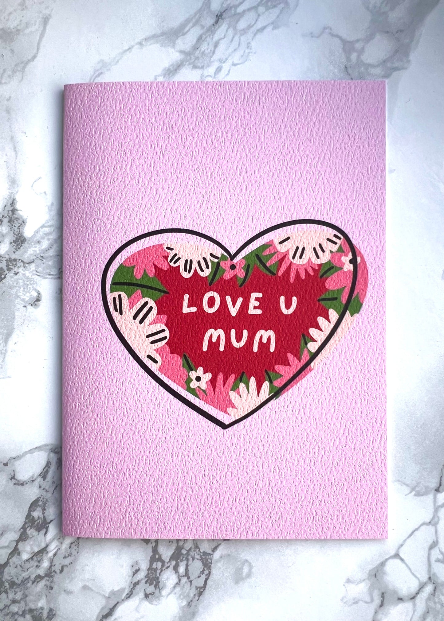 Love You Mum Greetings Card