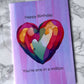 Bright Heart Birthday Card