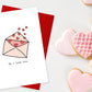 Valentines Mail Greetings Card