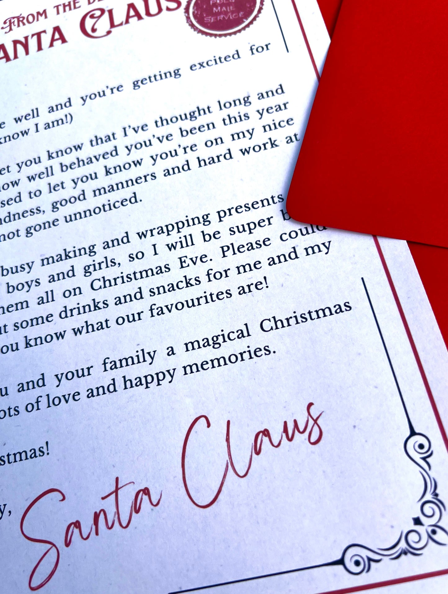 Personalised Santa Letter