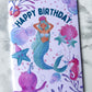 Mermaid Birthday Card
