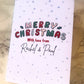 Personalised Merry Christmas Card