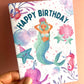Mermaid Birthday Card
