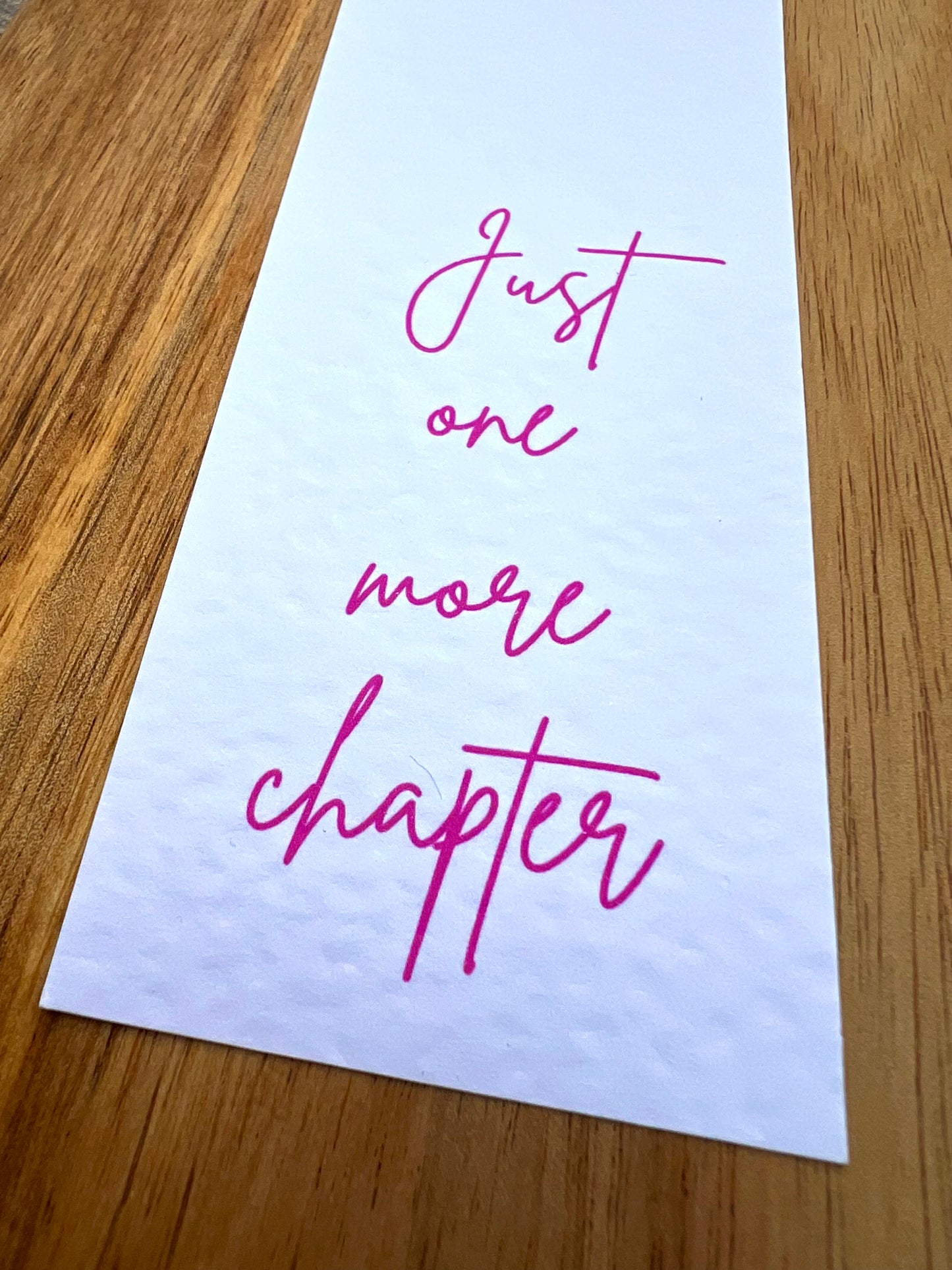 One More Chapter Bookmark