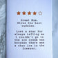 4 Star Mum Greetings Card