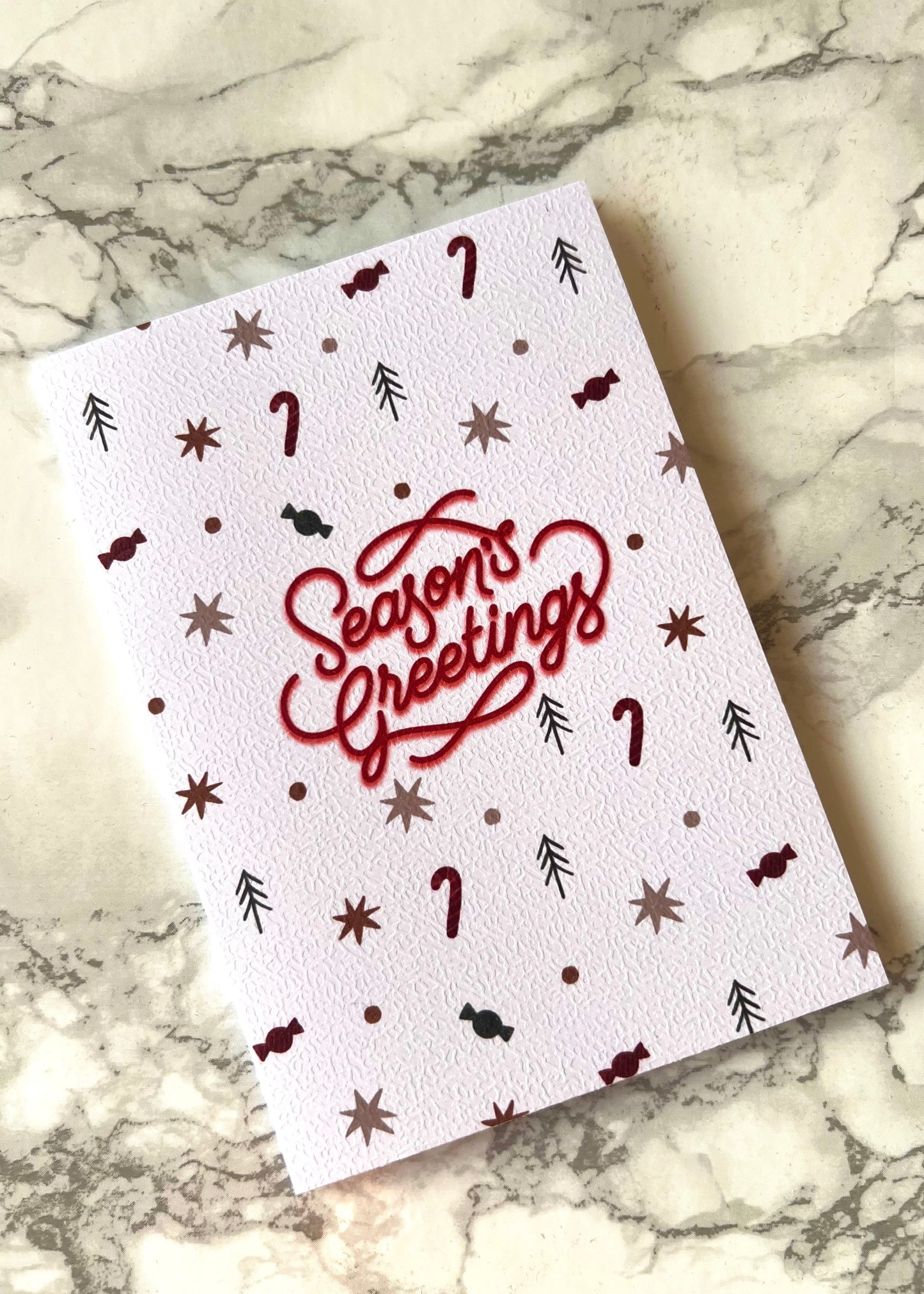 Seasons Greetings Christmas Card