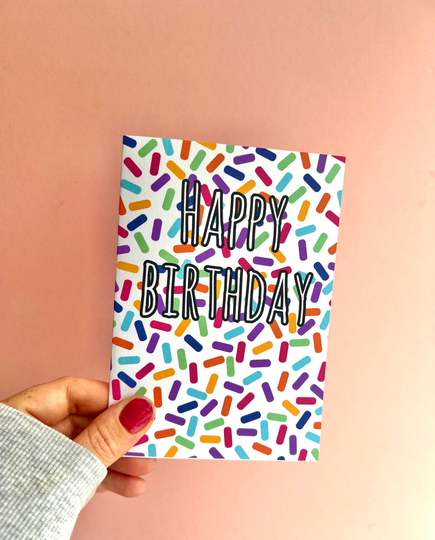 Happy Birthday Confetti Greetings Card