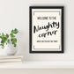 Naughty Corner Print