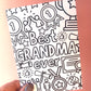 Colour Me Best Grandma Ever Card