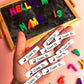 School Uniform Labels with picture - Iron-on