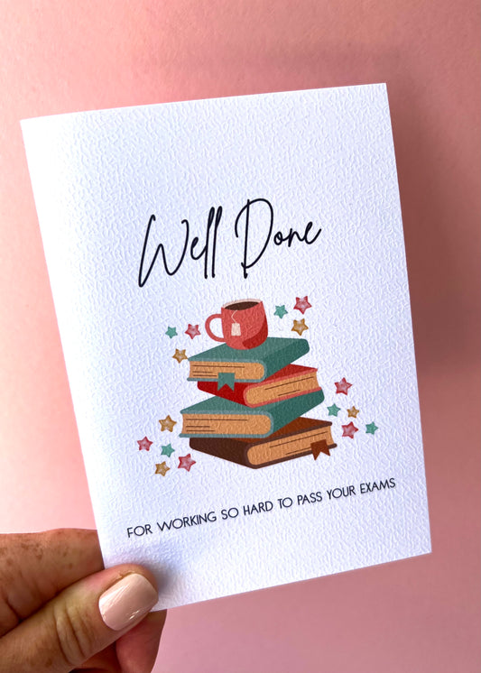 Well Done Exams Greetings Card