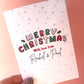 Personalised Merry Christmas Card