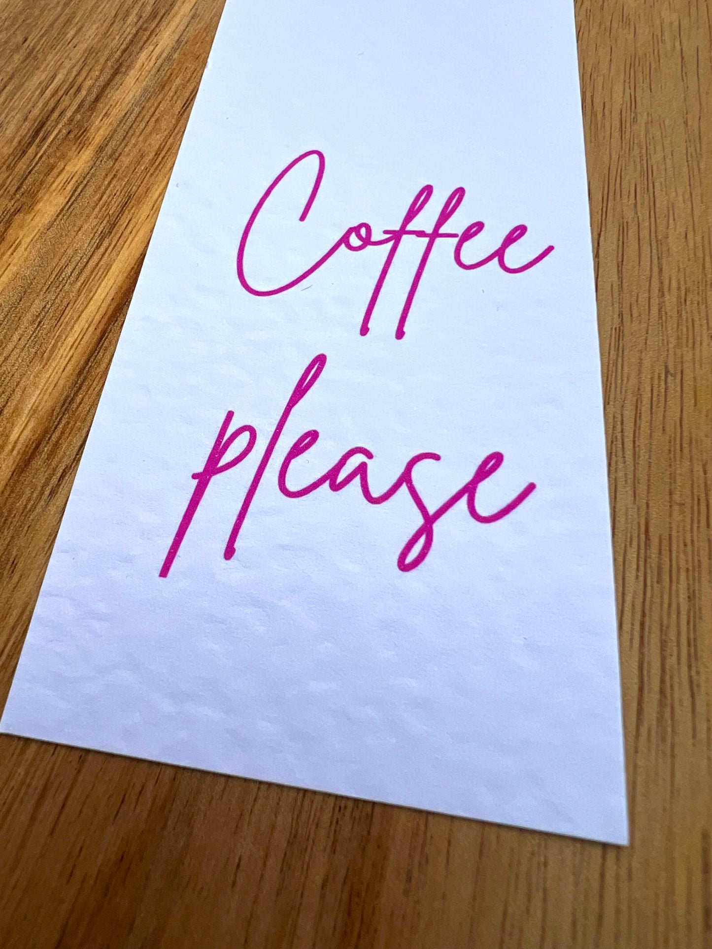 Coffee Please Bookmark