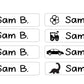 School Uniform Labels with picture - Iron-on