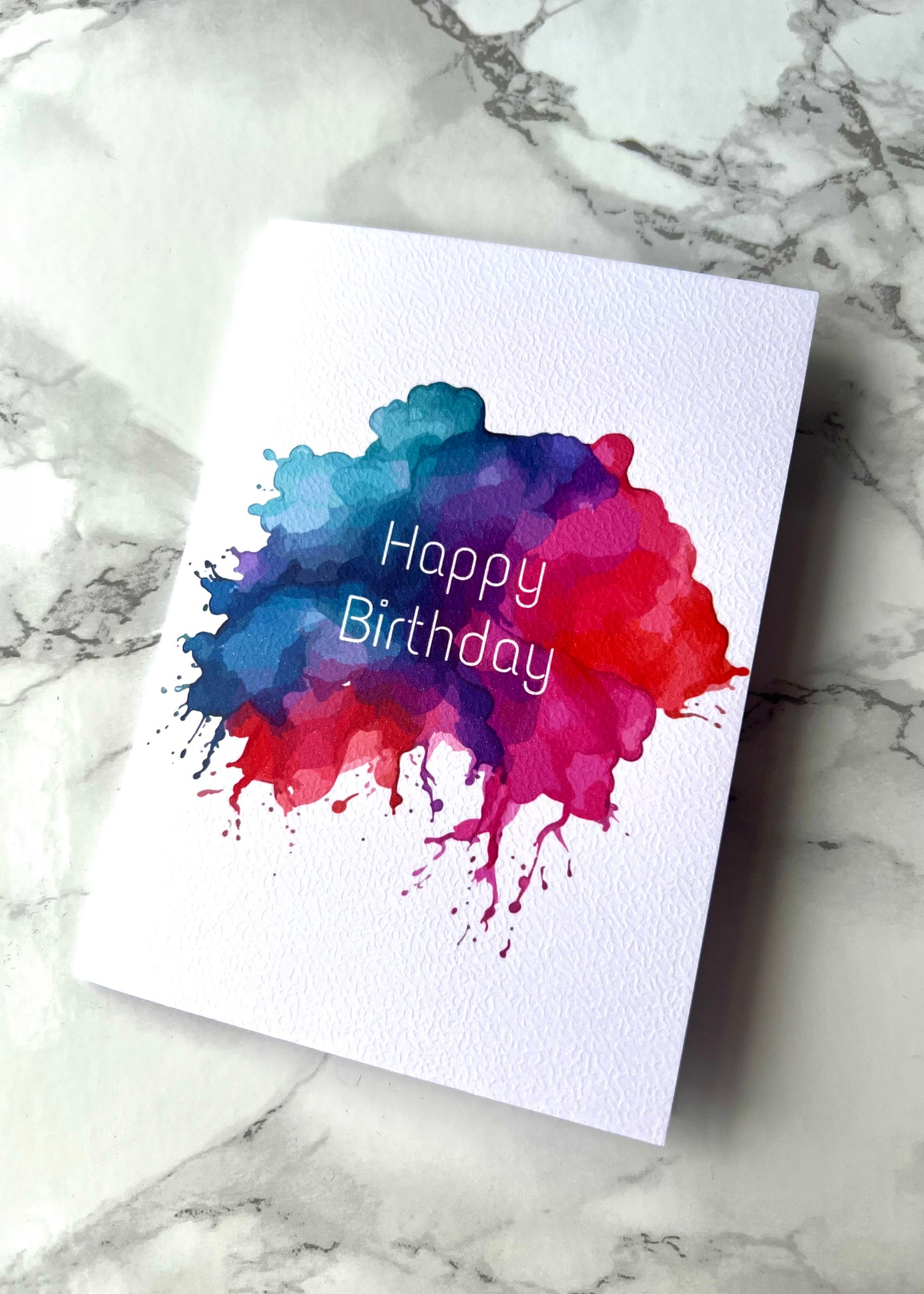 Birthday Splash Greetings Card