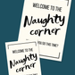 Naughty Corner Print