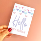 Hello Tiny Human Greetings Card