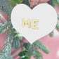 You & Me Double-sided Heart Bauble