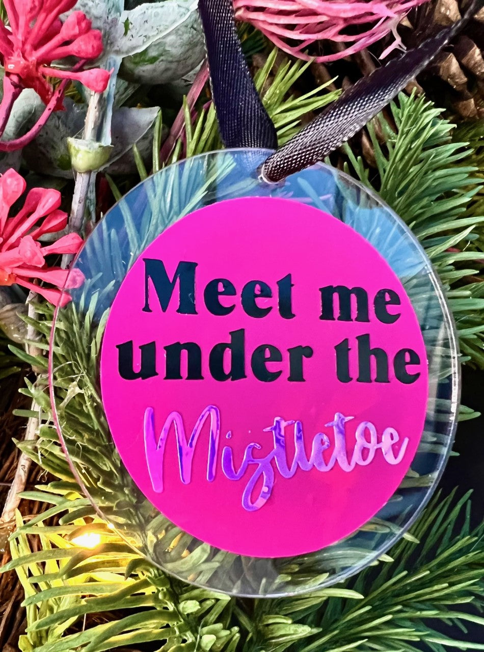 Holographic Quote Bauble